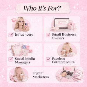 100 Aesthetic Pink Instagram Carousel Templates – Editable Canva PLR & MRR Bundle