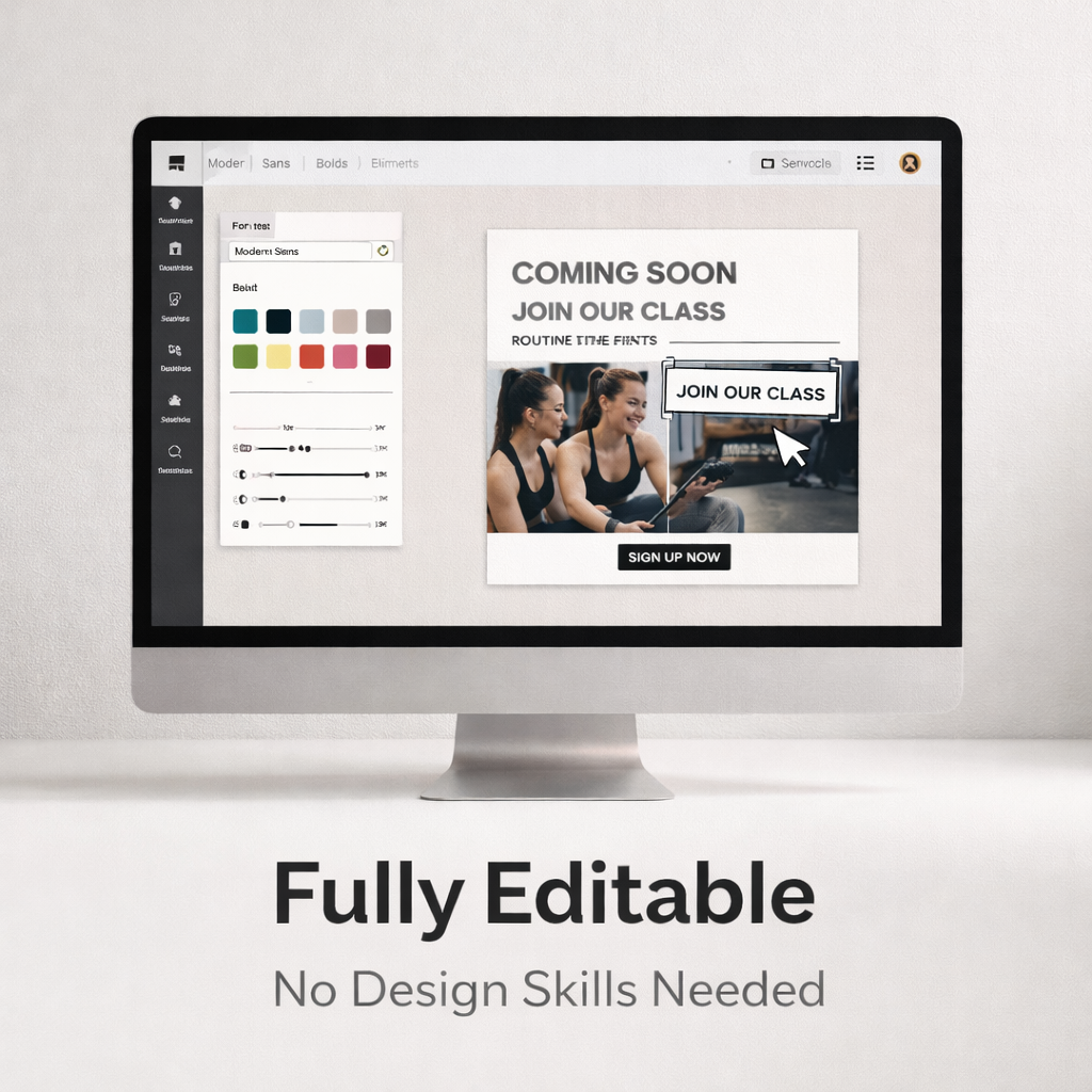 1100+ Fitness Instagram Templates Bundle – Canva Editable | PLR & MRR Resell Rights for Coaches, Gyms & Personal Trainers - Image 5