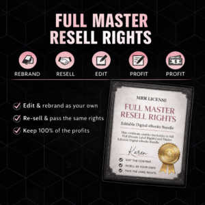 12 MRR Passive Income eBooks Bundle – PLR & Master Resell Rights Done-For-You Digital Products