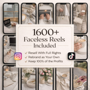 Faceless Digital Marketing Vault 2026 – 22 MRR + PLR Products with 1600 Faceless Reels (DFY Digital Business Bundle)