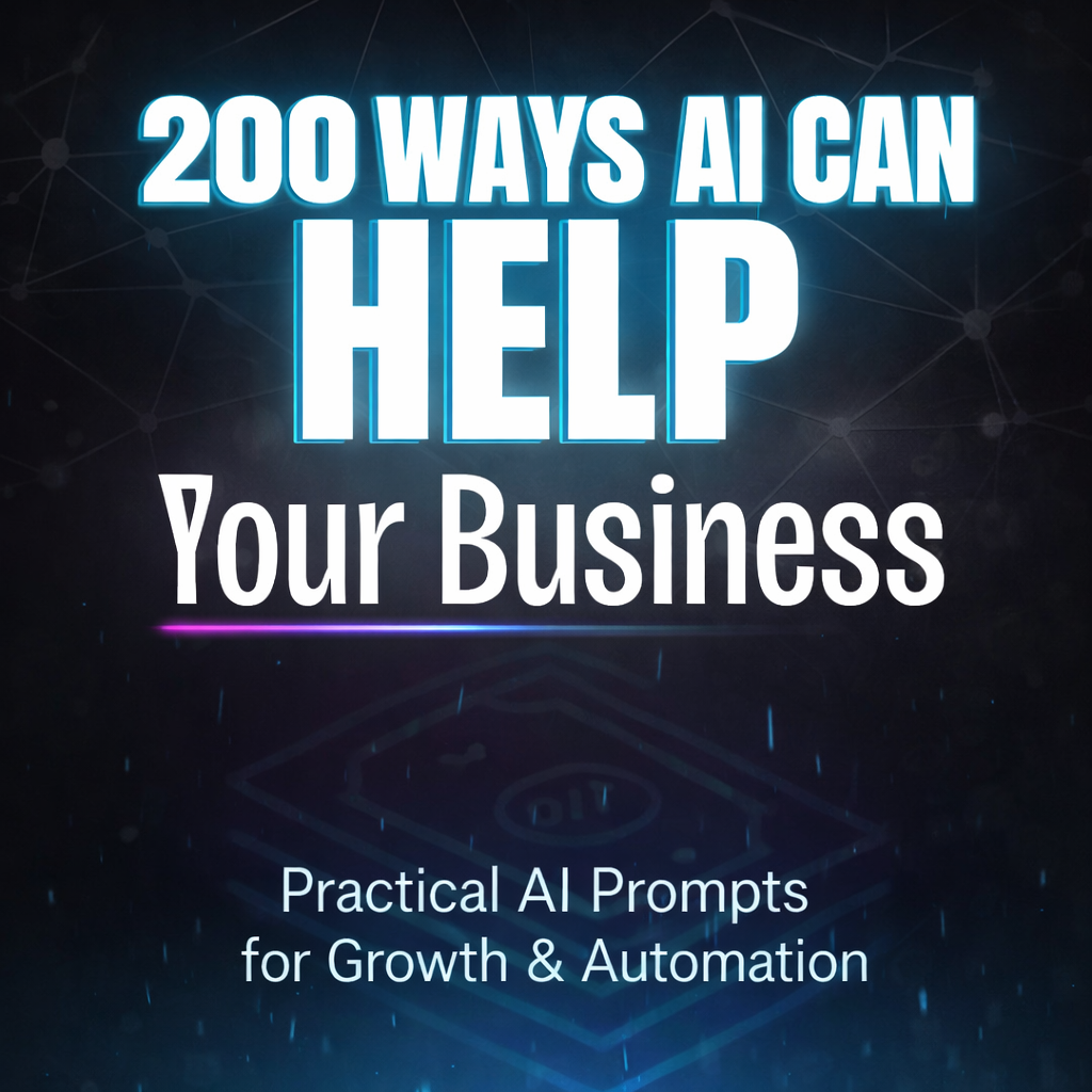200 Ways AI Can Help Your Business Actionable AI Prompts & Strategies for Growth, Automation & Productivity