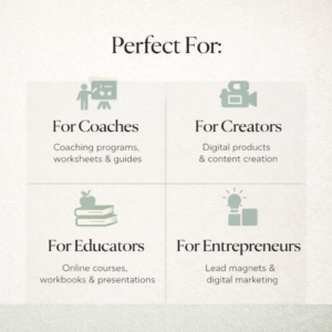 250-Page Canva eBook Template Bundle | Editable Workbook, Course & Lead Magnet Design | Instant Download