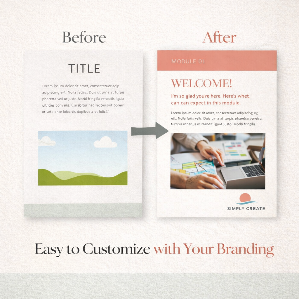 250-Page Canva eBook Template Bundle | Editable Workbook, Course & Lead Magnet Design | Instant Download - Image 4