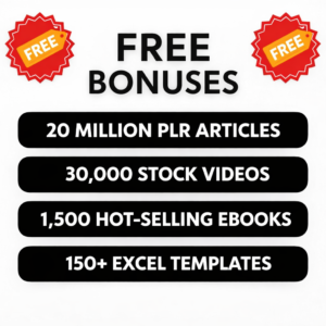 3 Million+ PLR Ebooks & Articles Bundle – Reseller Rights Digital Content Library – PLR&MRR Rights