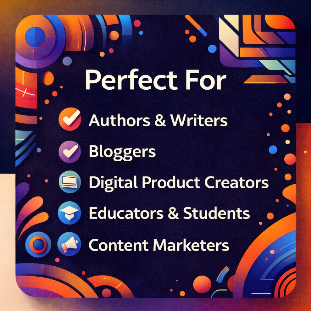 AI Book Writer Pro – ChatGPT Writing Tool for Authors, Bloggers & Digital Creators - Image 4