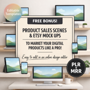 DFY Health & Fitness PLR Bundle – Editable Planners, Wellness Guides & Trackers with Resell Rights (PLR & MRR)