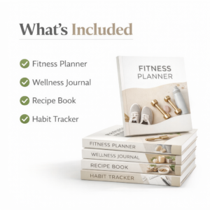 DFY Health & Fitness PLR Bundle – Editable Planners, Wellness Guides & Trackers with Resell Rights (PLR & MRR)