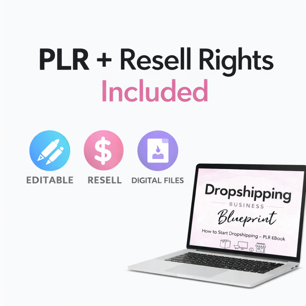 Dropshipping Business Blueprint – How to Start Dropshipping (20-Page PLR eBook with Resell Rights) - Image 2