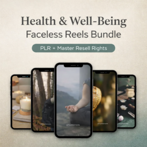 MRR Health & Well-Being Faceless Reels Bundle (PLR Videos for Instagram, TikTok & Shorts)