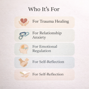 Mental Health Workbook – 6 Books in 1 (PLR + MRR) | Attachment Theory, Abandonment Anxiety, Trauma, CBT, EMDR & Addiction Recovery (PDF eBook)