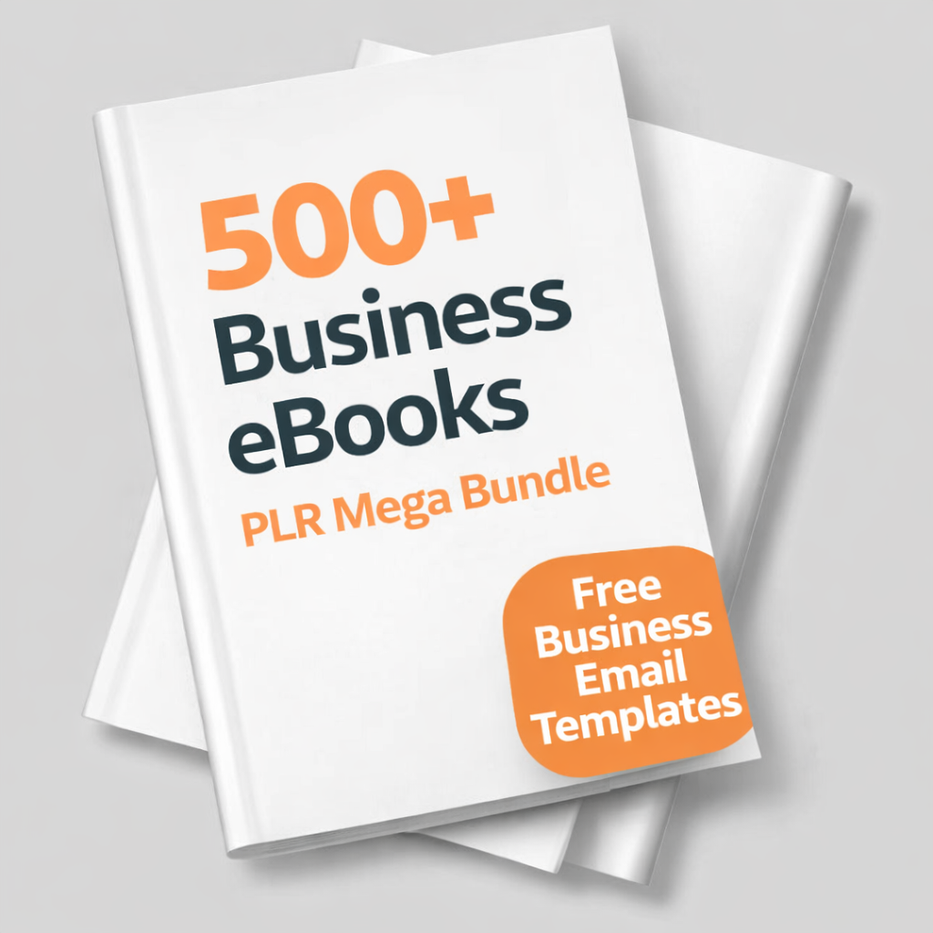 PLR 500+ Business eBooks Mega Bundle + Free Business Email Templates Pack