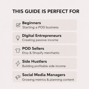 Print On Demand Business Guide (DFY POD eBook) – Master Resell Rights & Private Label Rights | Passive Income Blueprint